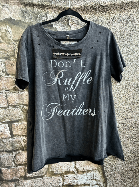 Don't Ruffle my Feathers" Tattered Shirt Bundle image 1