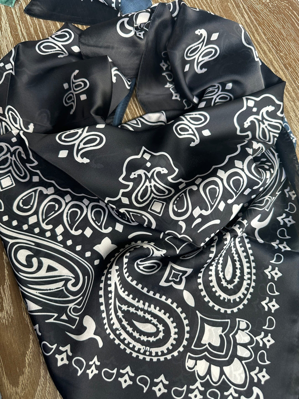 Black Bandana Wild Rag image 3