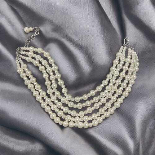 "Is It Real" 5 Strand Cream Peals image 1