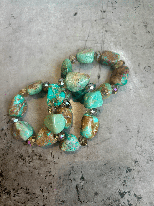 Authentic Turquoise Nugget Bracelet image 2