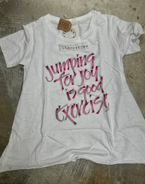 Jumping for Joy Distressed Tee image 4