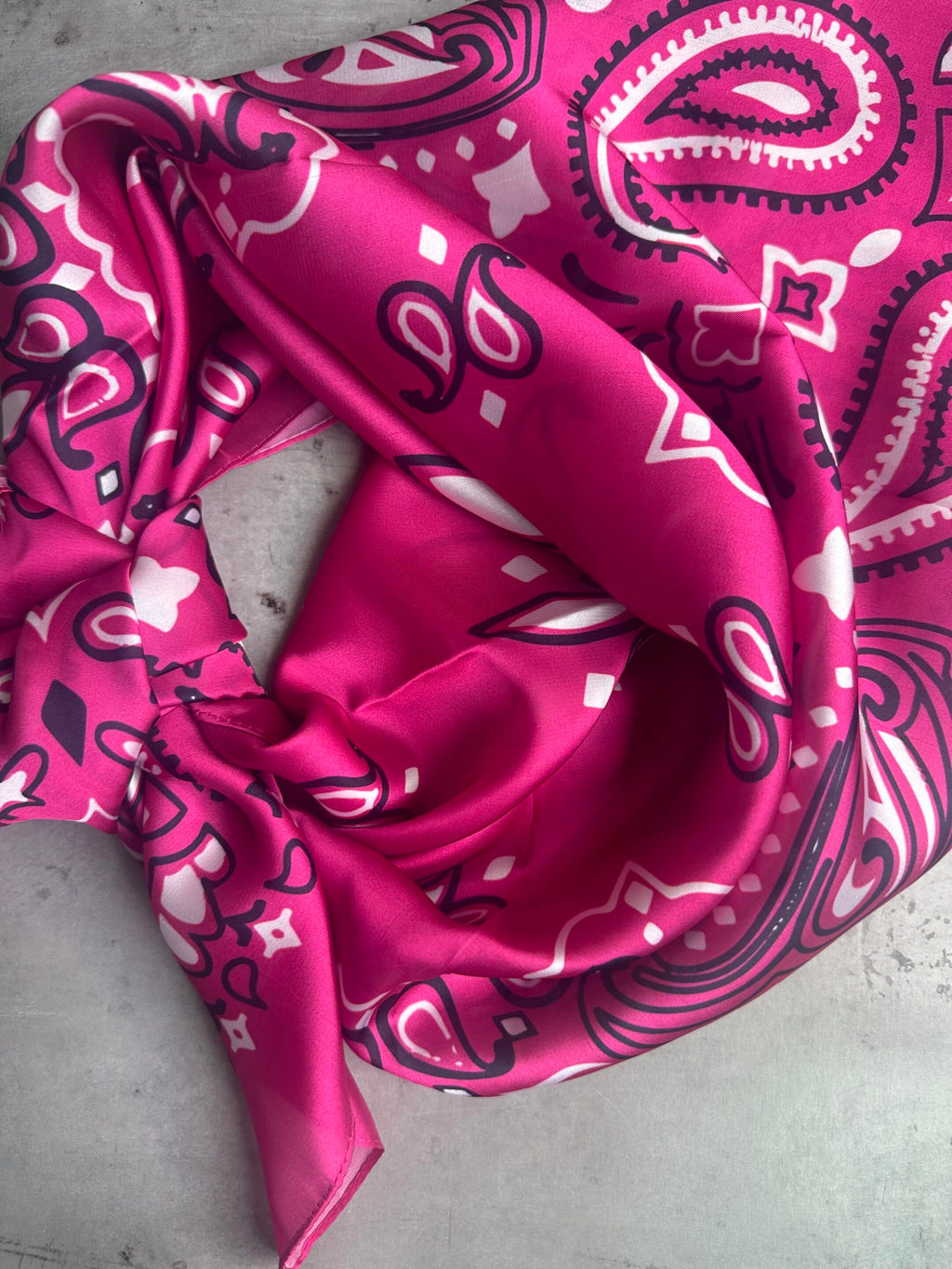 Magenta Bandana Wild Rag image 3