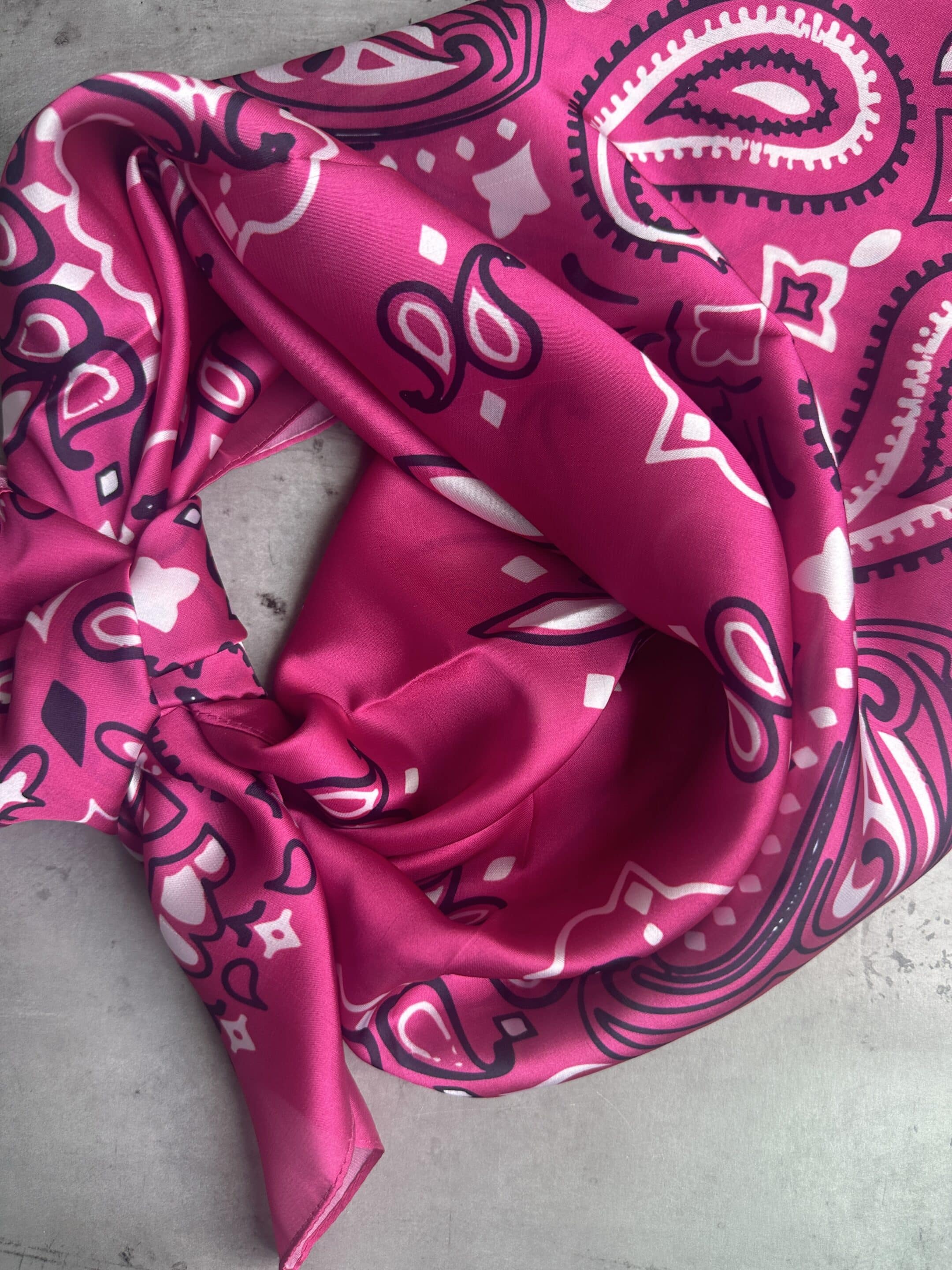 Magenta Bandana Wild Rag image 3