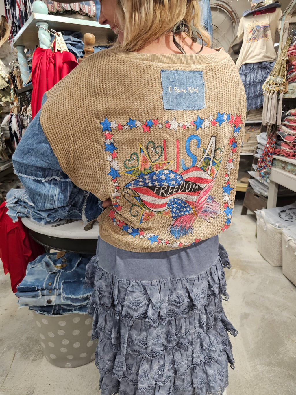 USA Freedom Waffle Jacket image 2