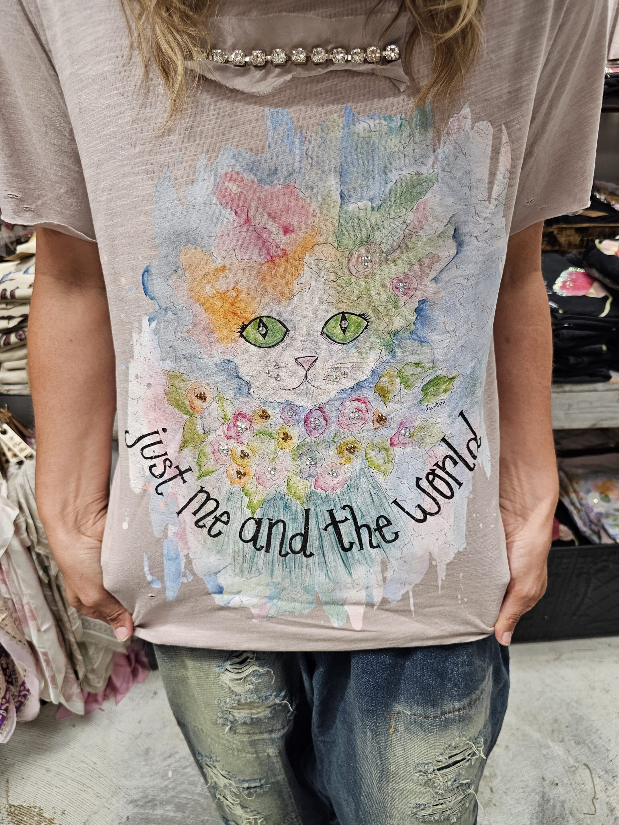 Just Me & The World Tattered Tee Bundle image 0