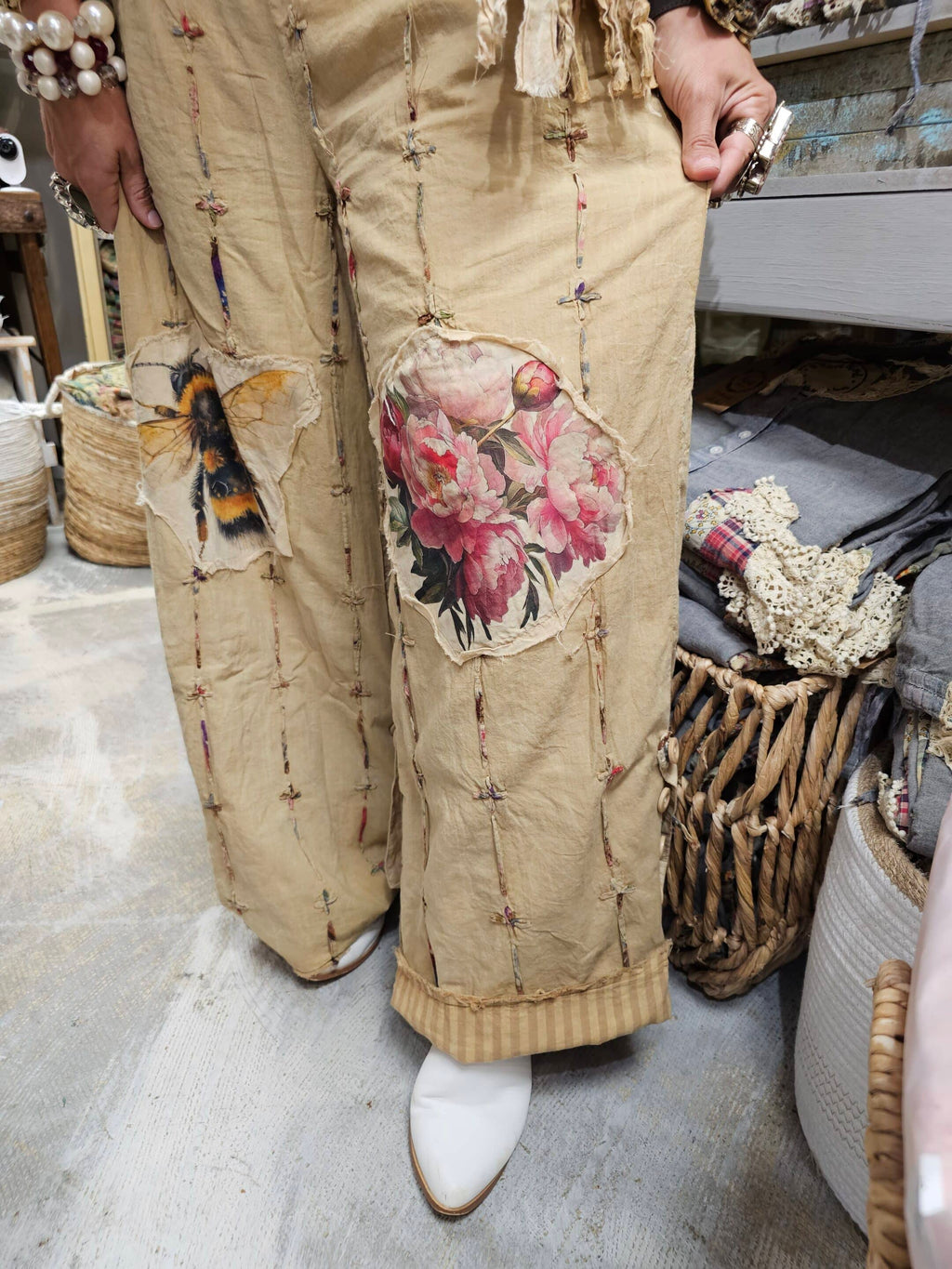 Bumble Bee Rose Pants image 4