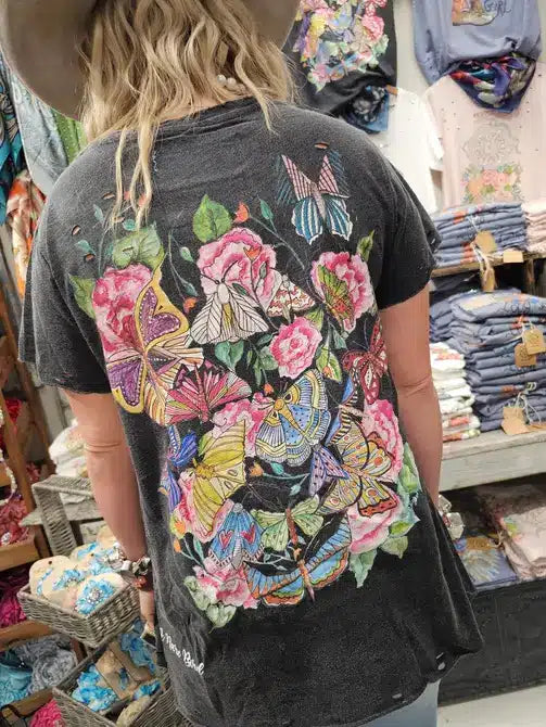 Dragonflies and Butterflies Tattered Tee image 4