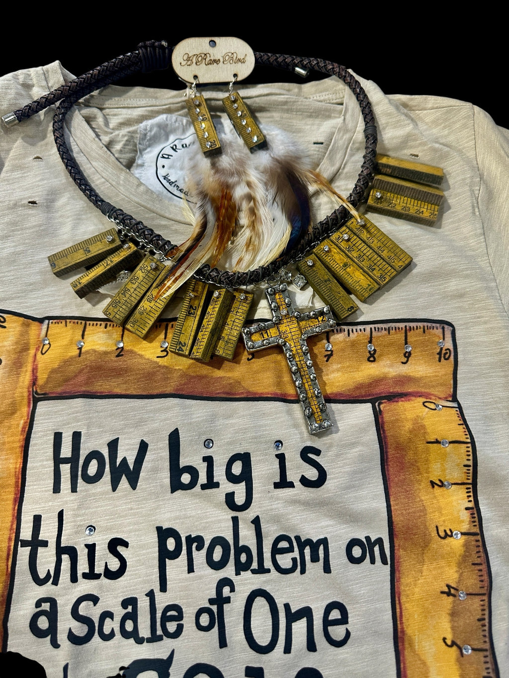How Big Is This Problem Tattered Shirt image 1