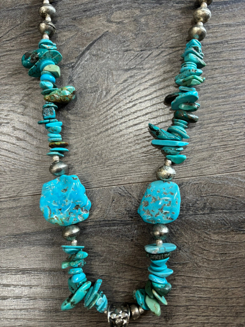Turquoise Rope Eagle Necklace