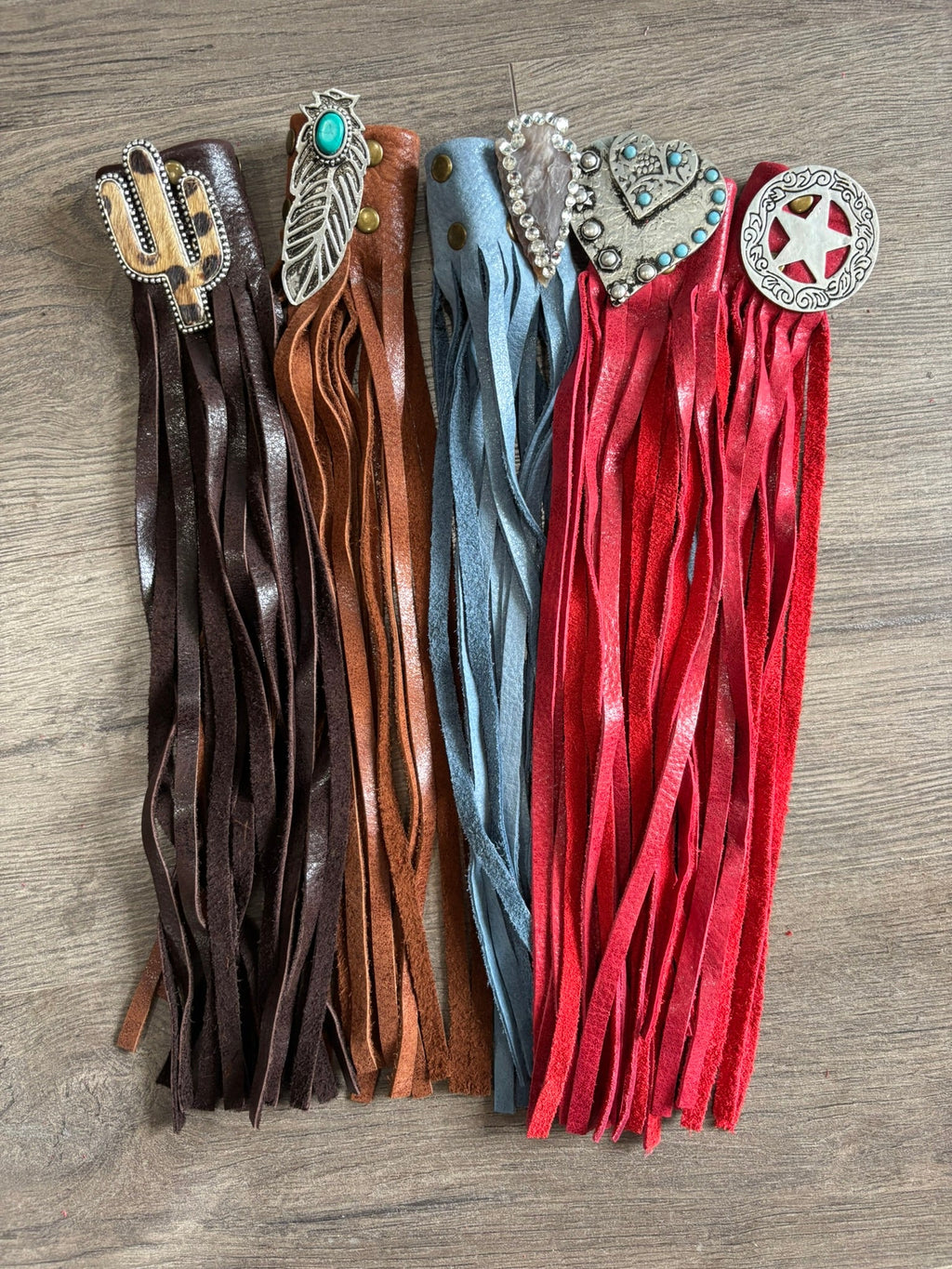 Leopard Longhorn Boot Leather Tassel