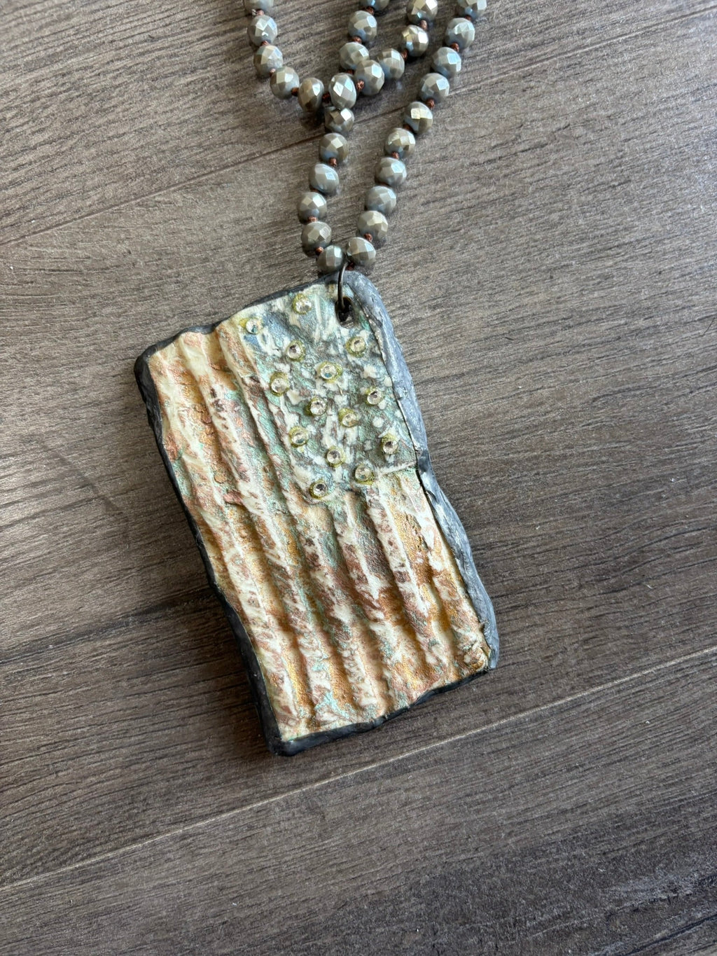 Old Glory Stone Necklace