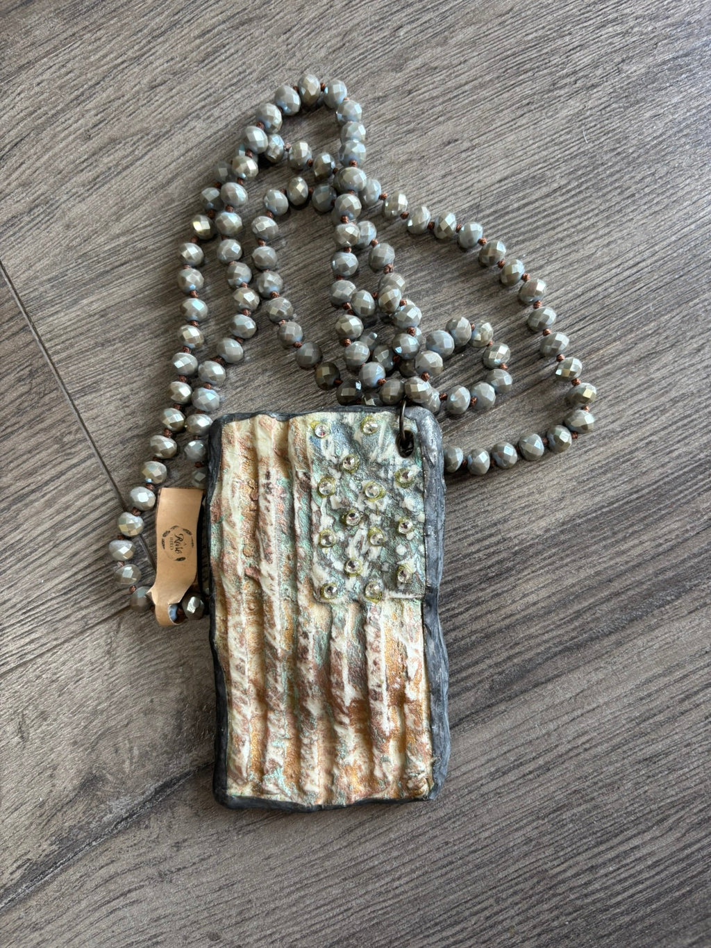 Old Glory Stone Necklace