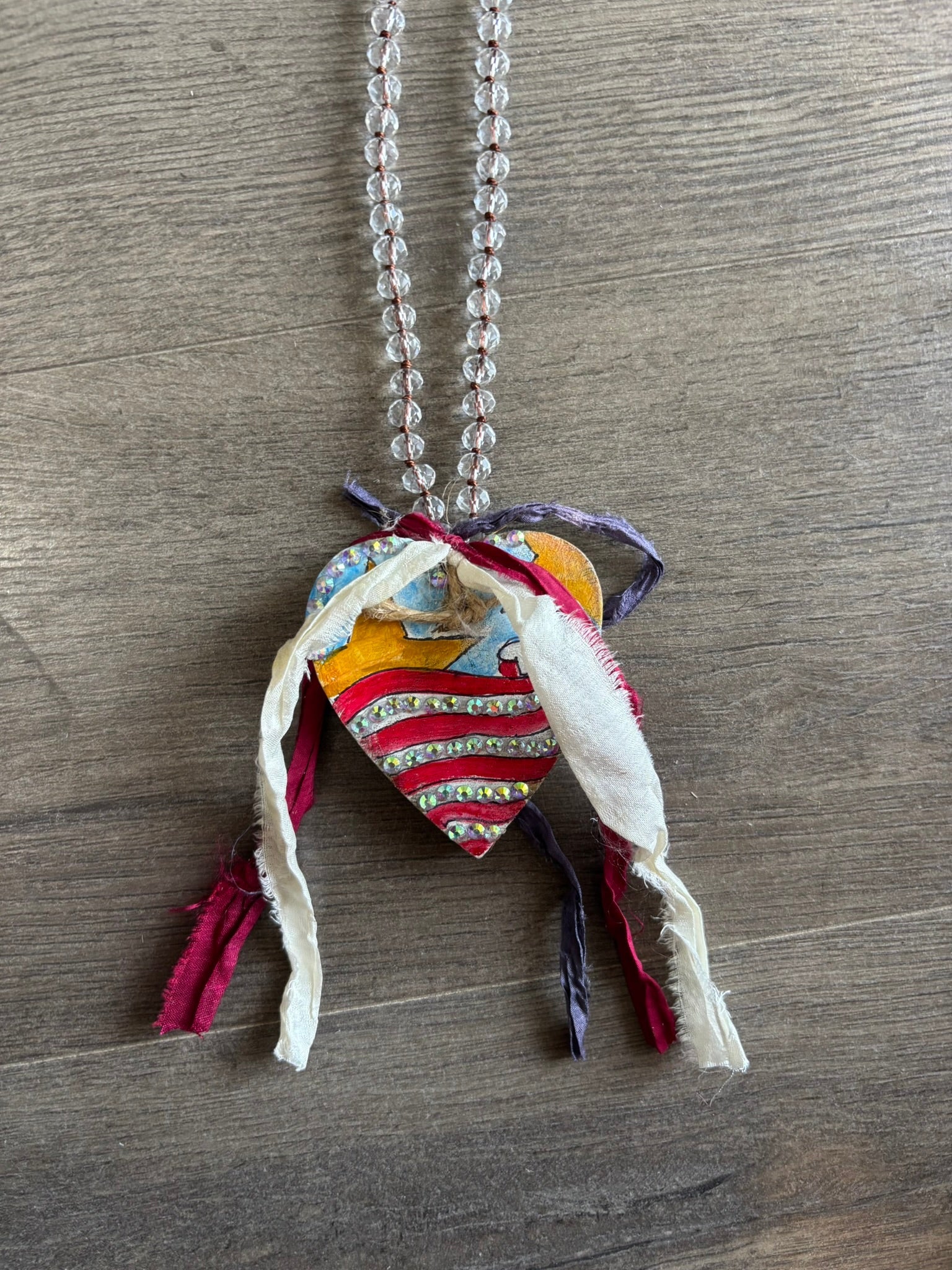 Painted Liberty Heart