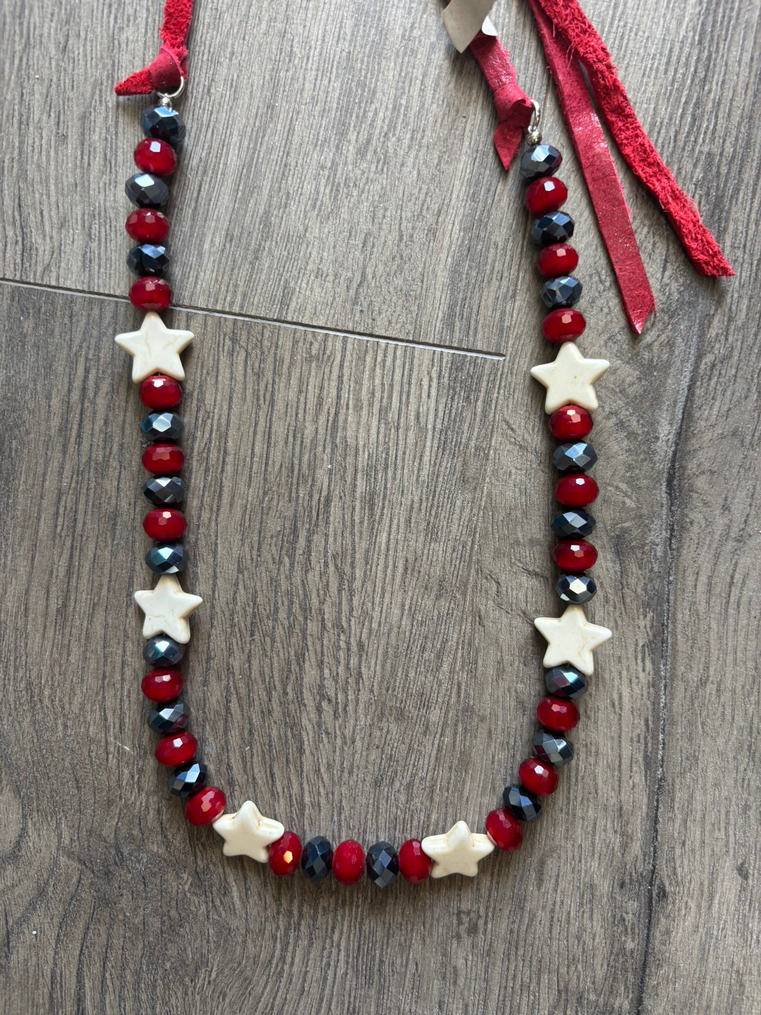 Ruby & Star Sparkler Necklace