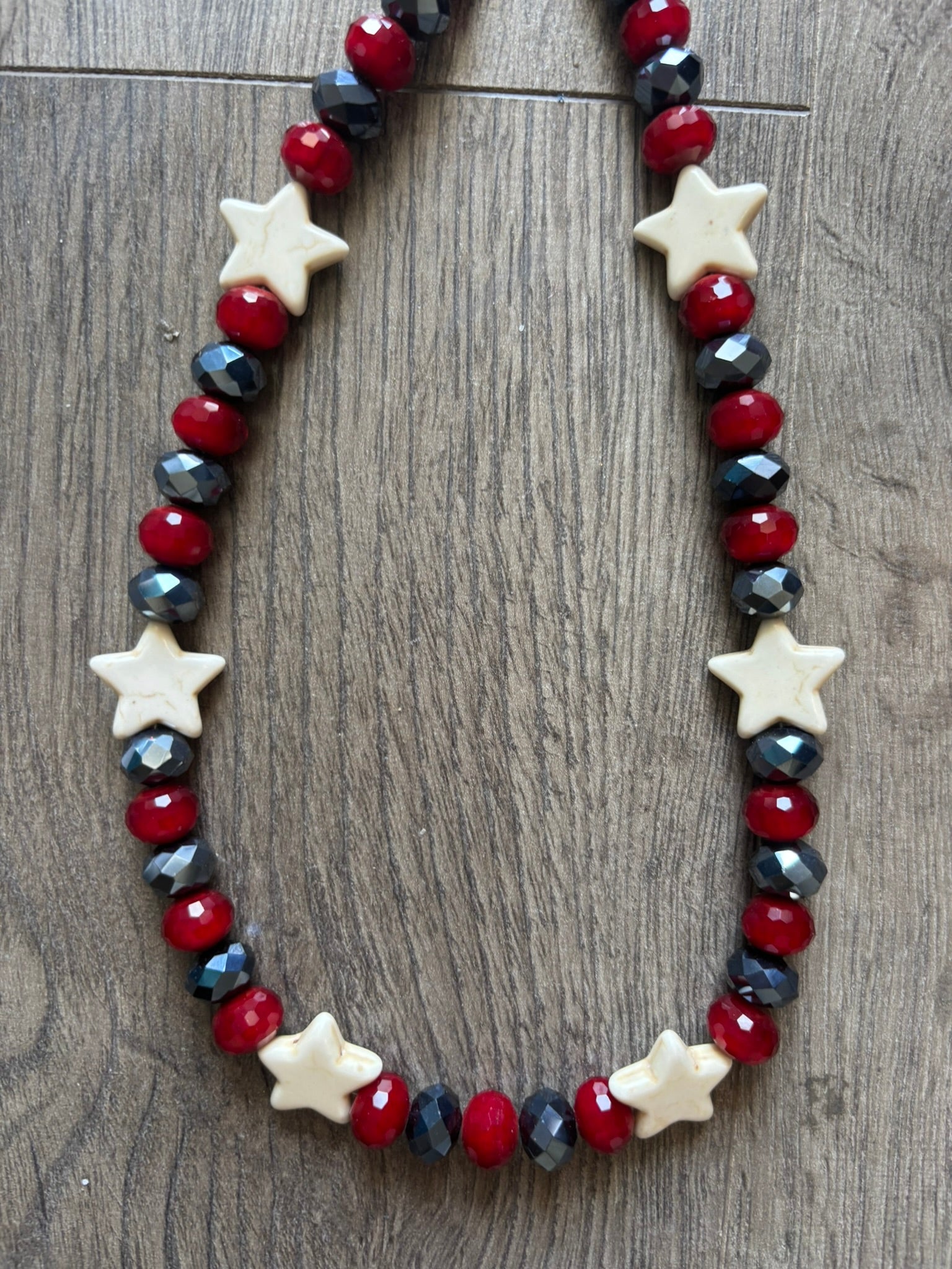 Ruby & Star Sparkler Necklace