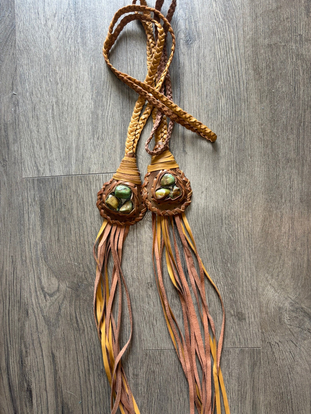 Nomad’s Leather Medallion Necklace