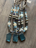 Sea Glass Sandy Shimmer Necklace