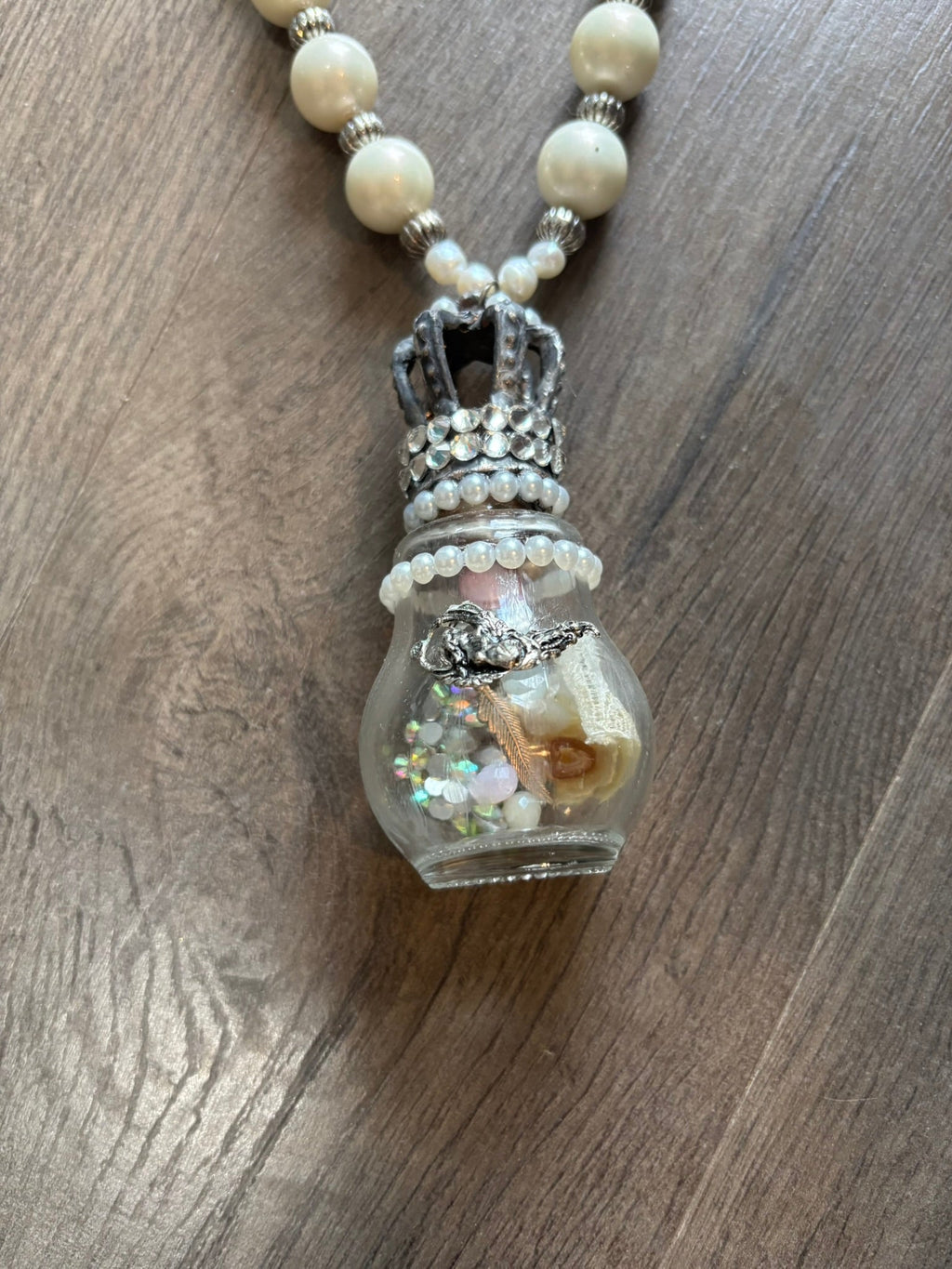 Majestic Wish in a Bottle Necklace