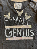 Female Genius Tattered Tee