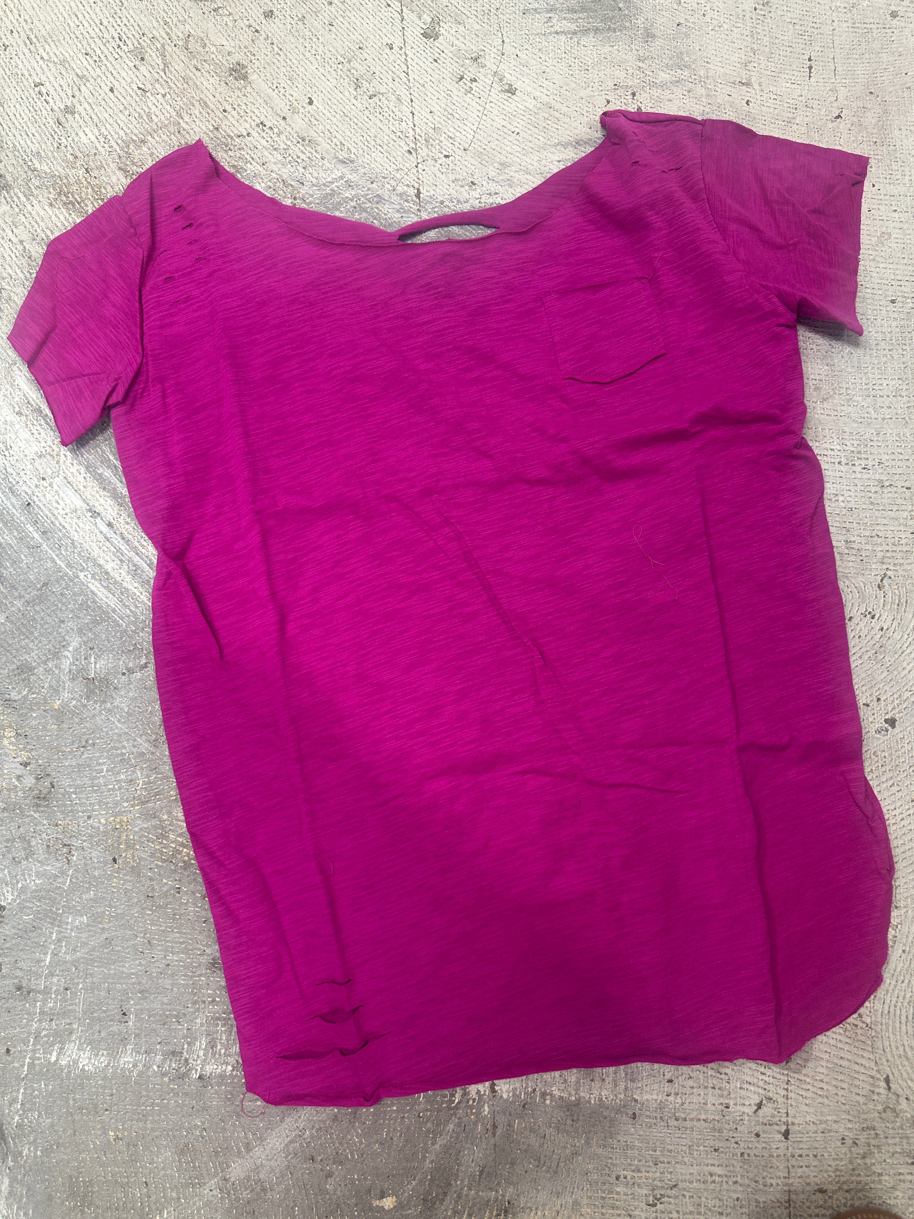 Fuchsia Rip Tee