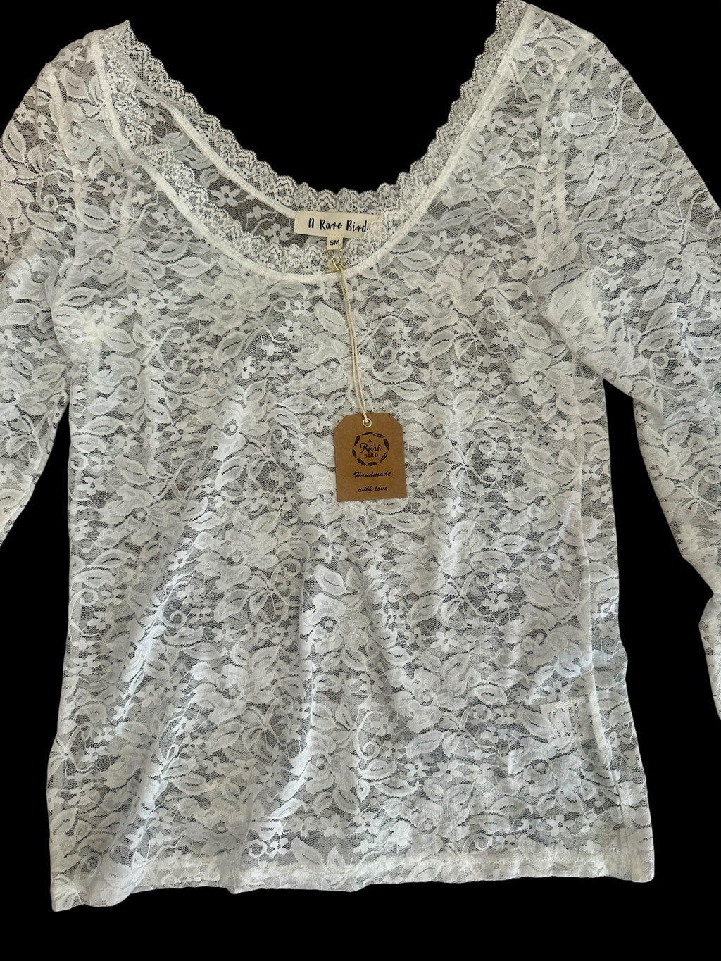 White Lace Layer Shirt