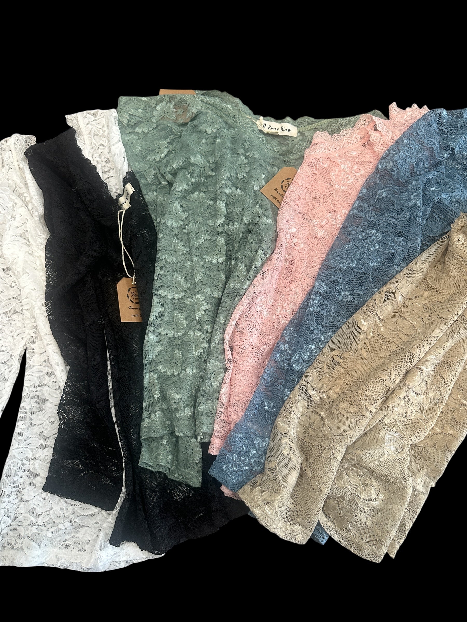 Sage Lace Layer Shirt