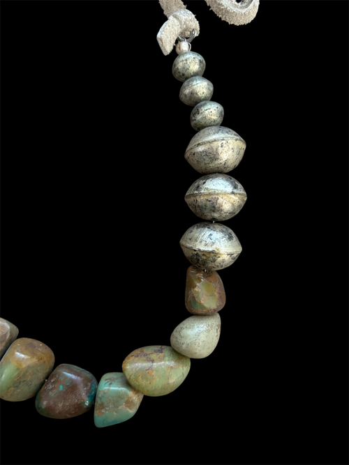 Authentic Turquoise and Tibetan Necklace