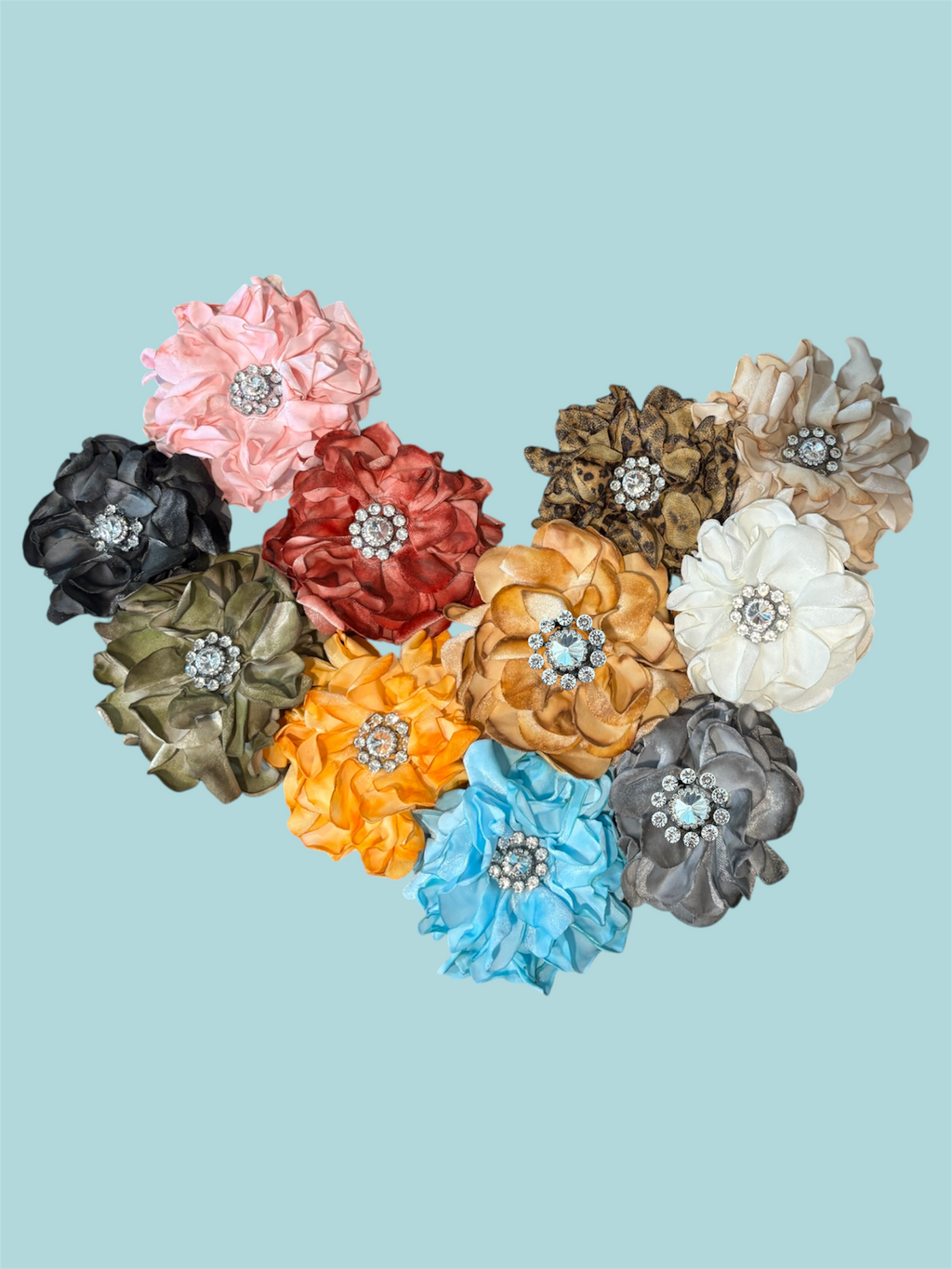 Gray Flower Pin