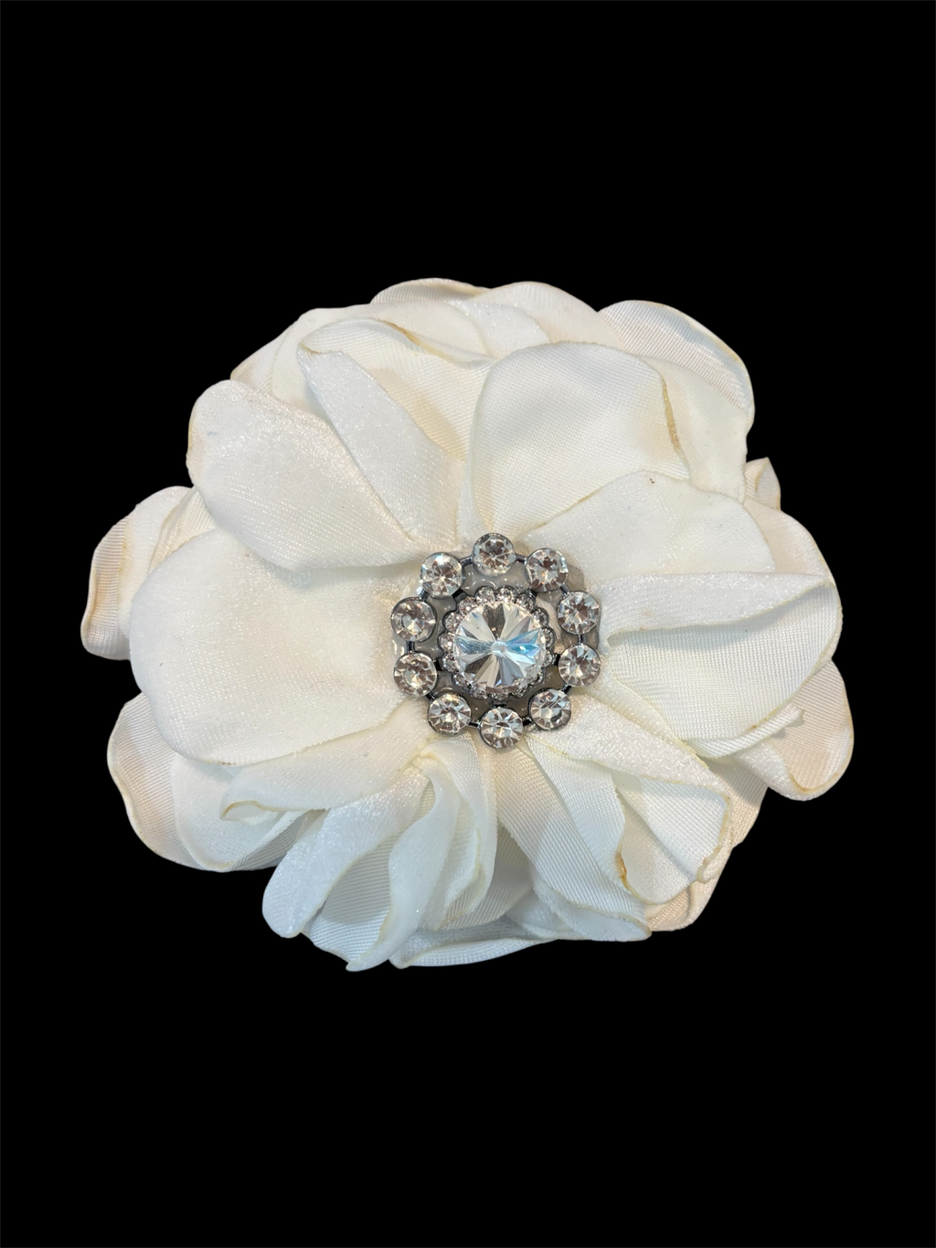 White Flower Pin