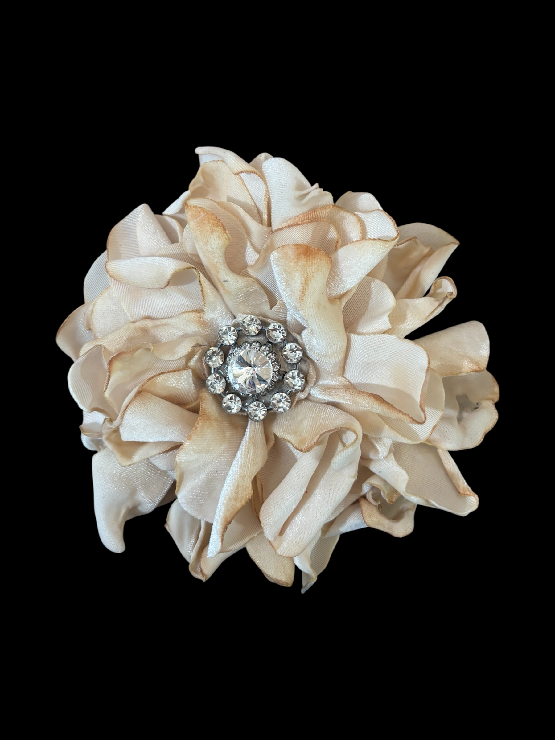 Cream Flower Pin