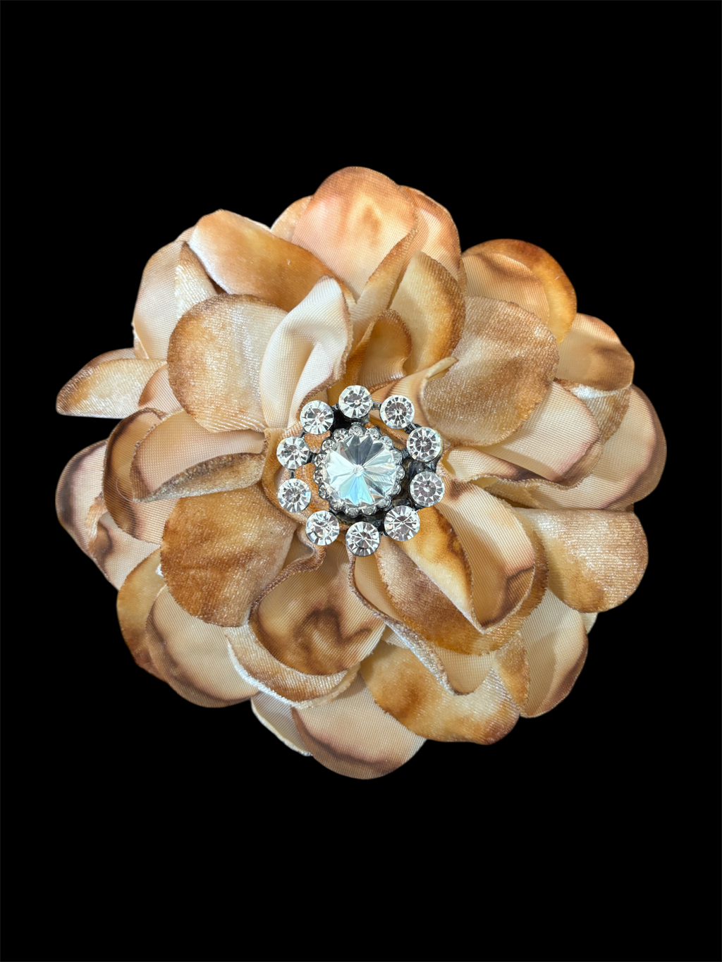 Rust Flower Pin