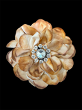 Rust Flower Pin