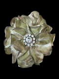 Olive Flower Pin