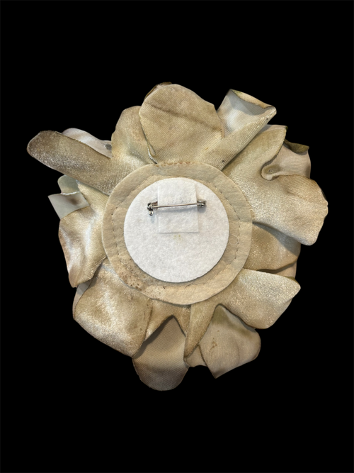 Black Flower Pin
