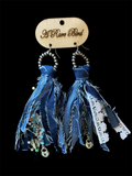 Boho Aura Denim Earrings