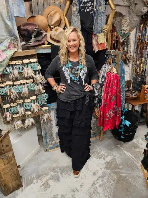 Pretty Things and a Pair of Wings Distressed Shirt Bundle image 1