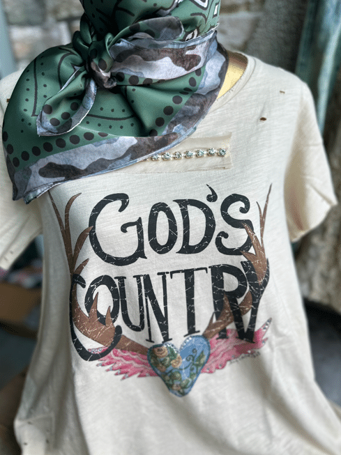 God's Country Tattered Shirt image 1