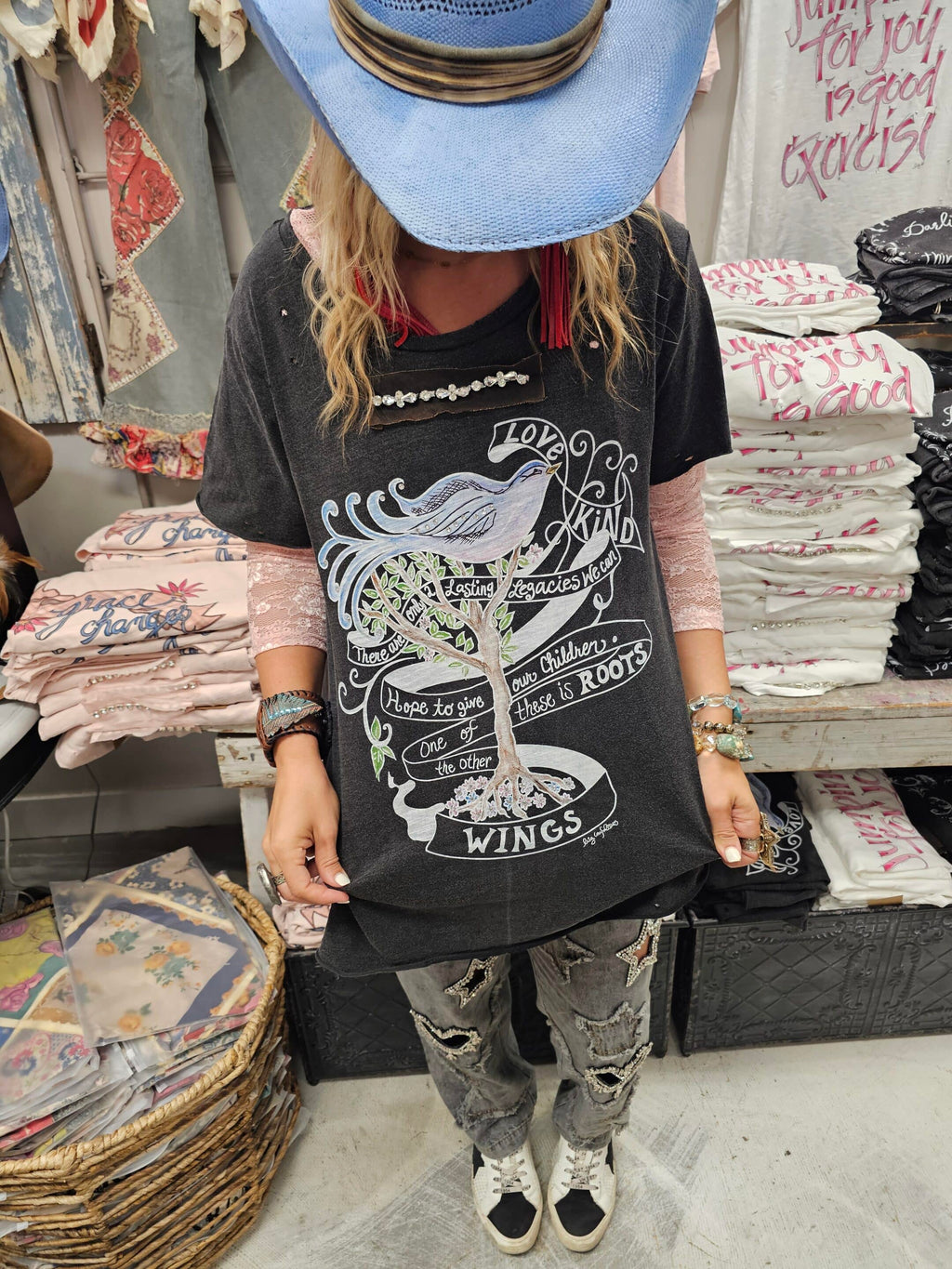 Roots and Wings Distressed Shirt Bundle image 2