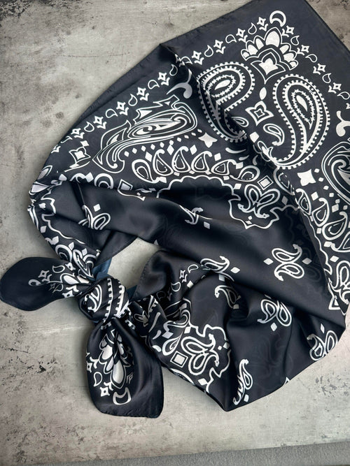 Black Bandana Wild Rag image 0