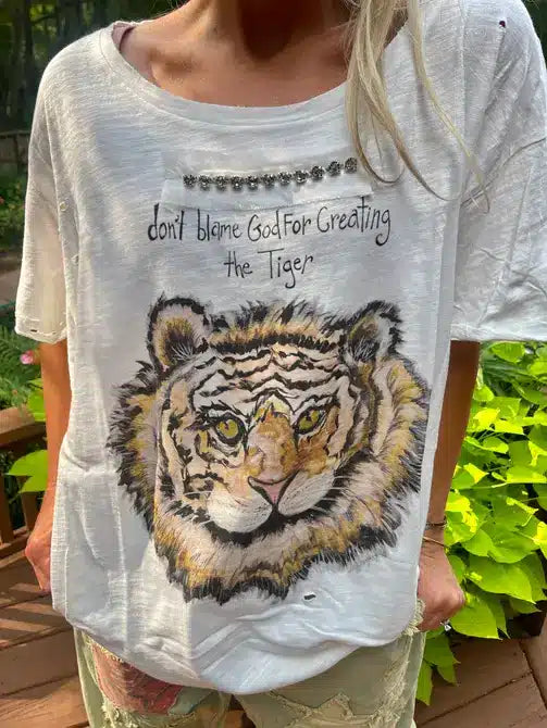Wingless Tiger Distressed Shirt Bundle image 1