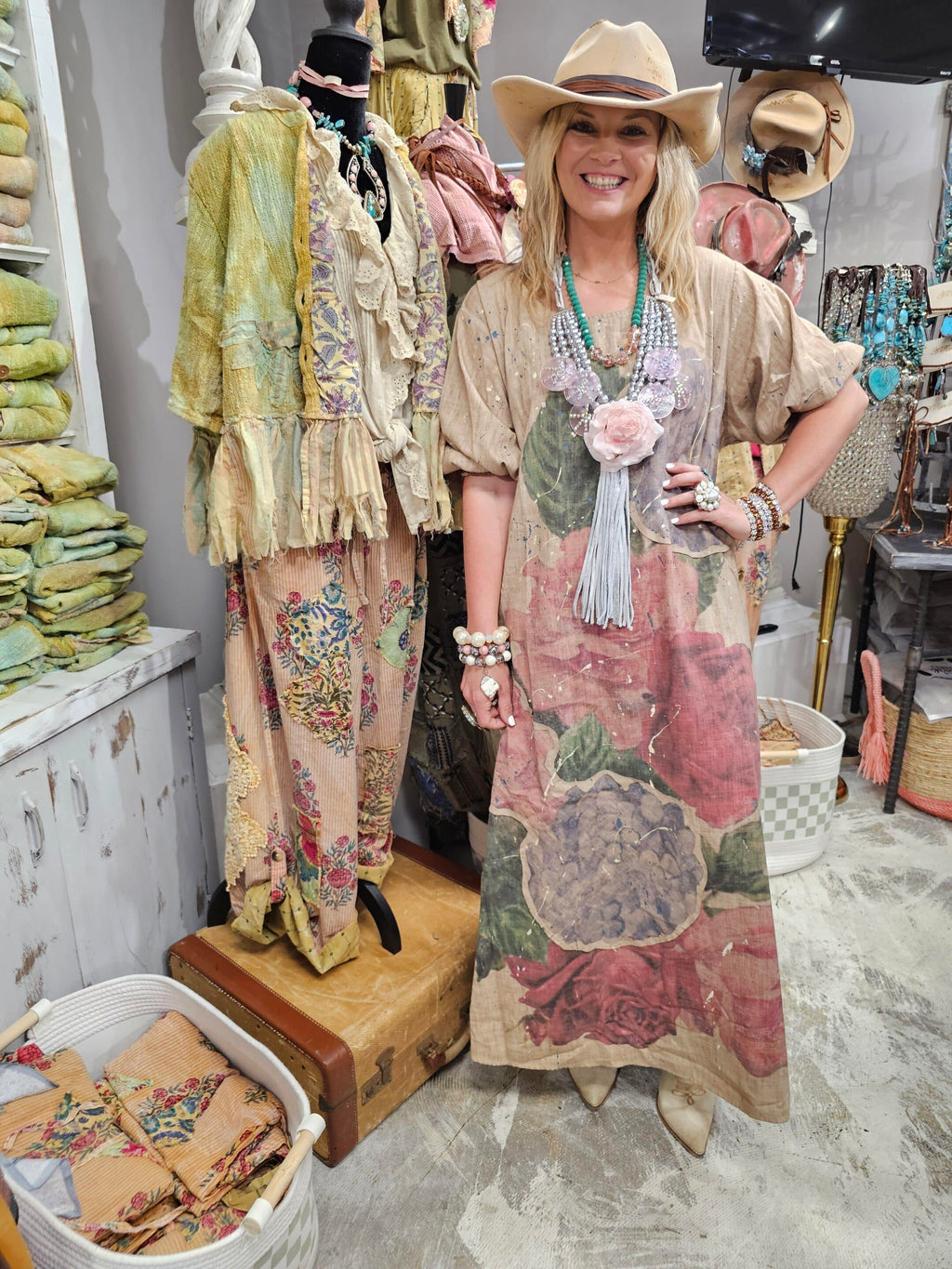 Linen Rose Dress image 0