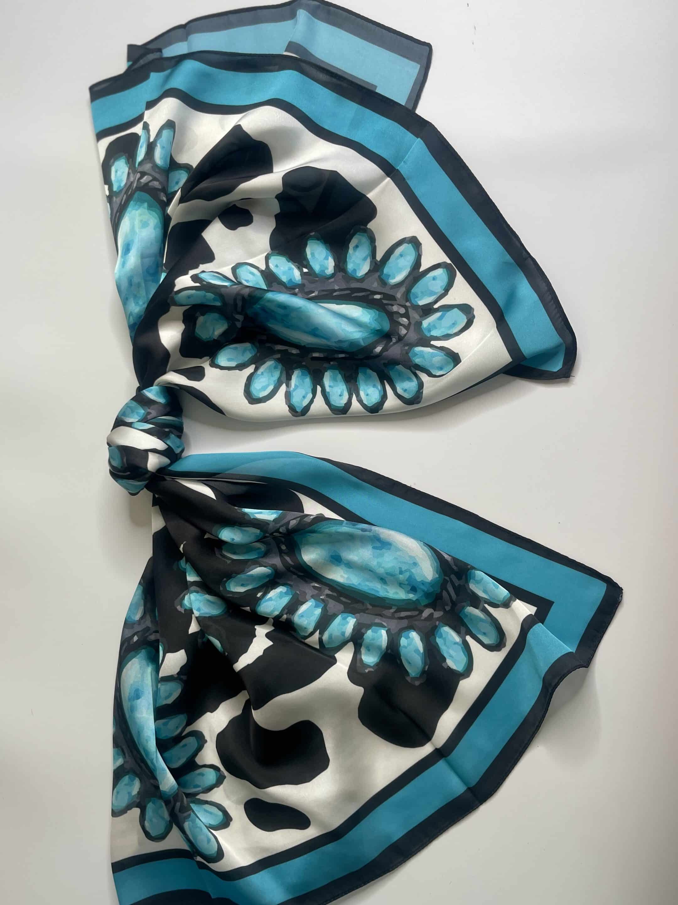 Turquoise Concho Wild Rag image 2