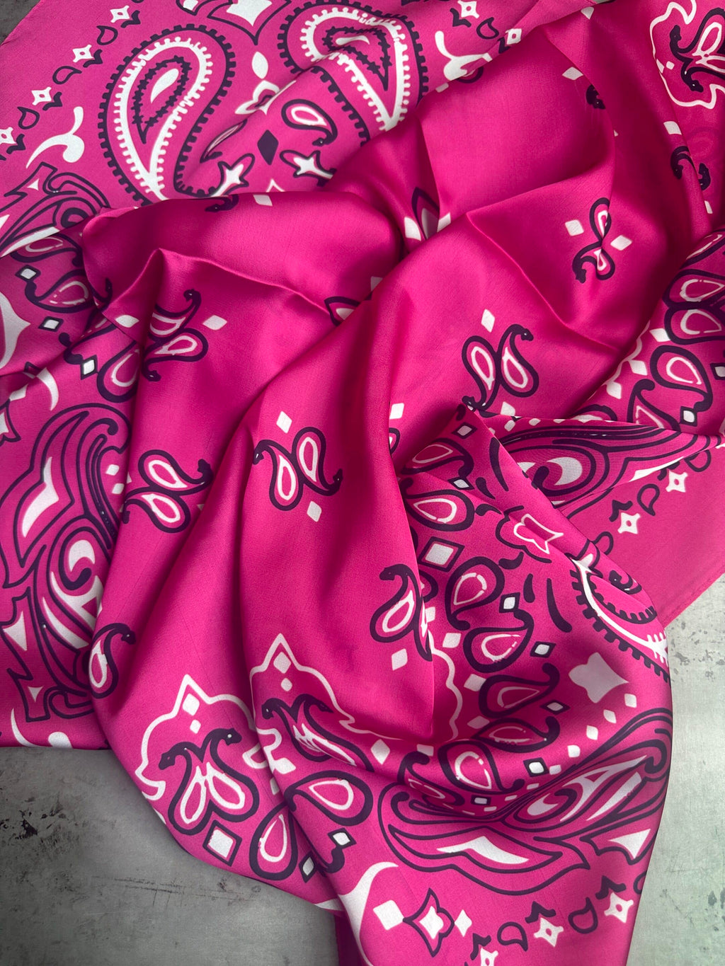 Magenta Bandana Wild Rag image 2