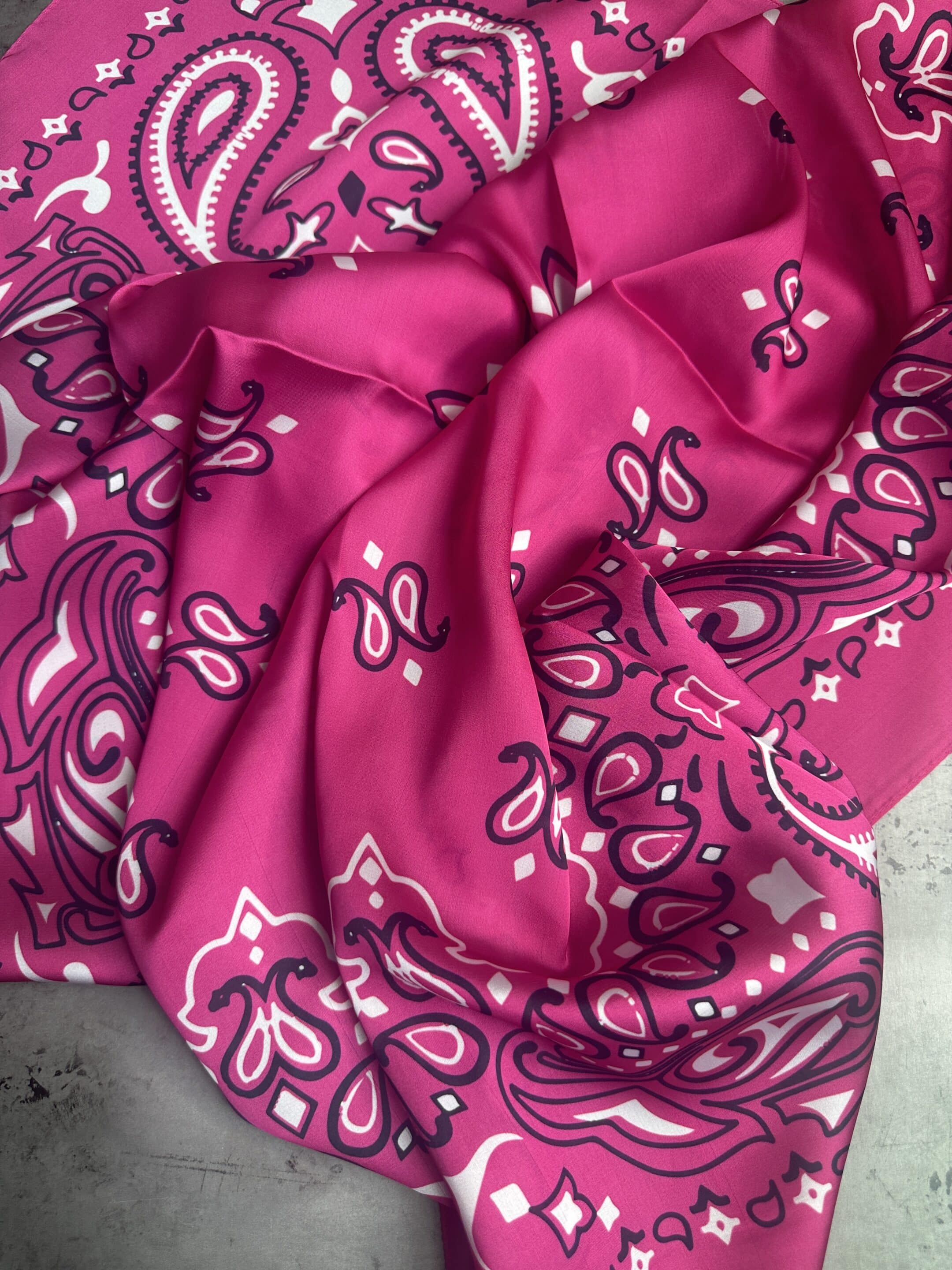 Magenta Bandana Wild Rag image 2