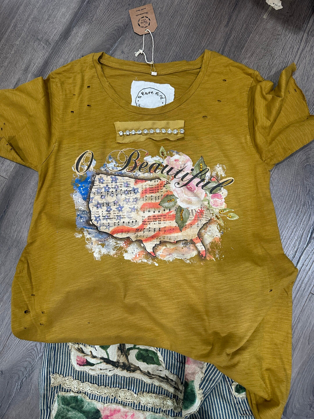 O Beautiful USA Tattered Tee Bundle image 2