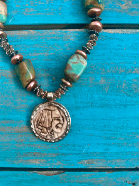 Buffalo/Indian Necklace image 1