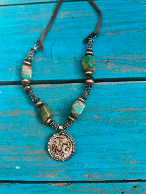 Buffalo/Indian Necklace image 0