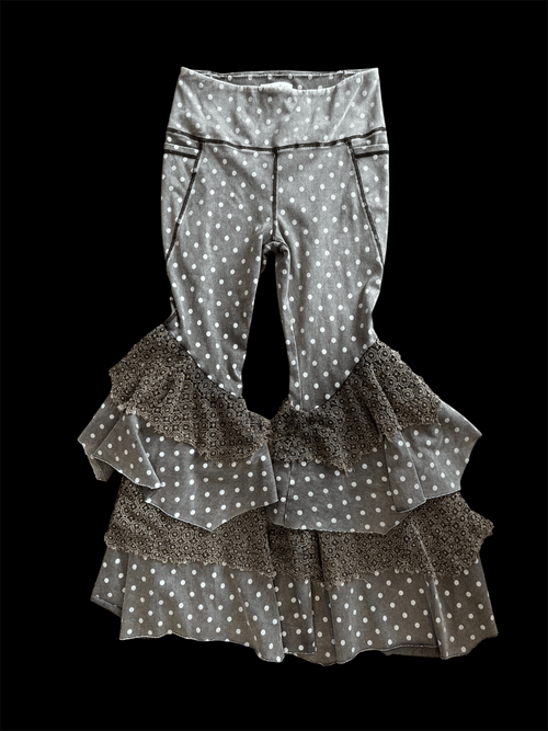 Black Polka Dot Leggings image 0