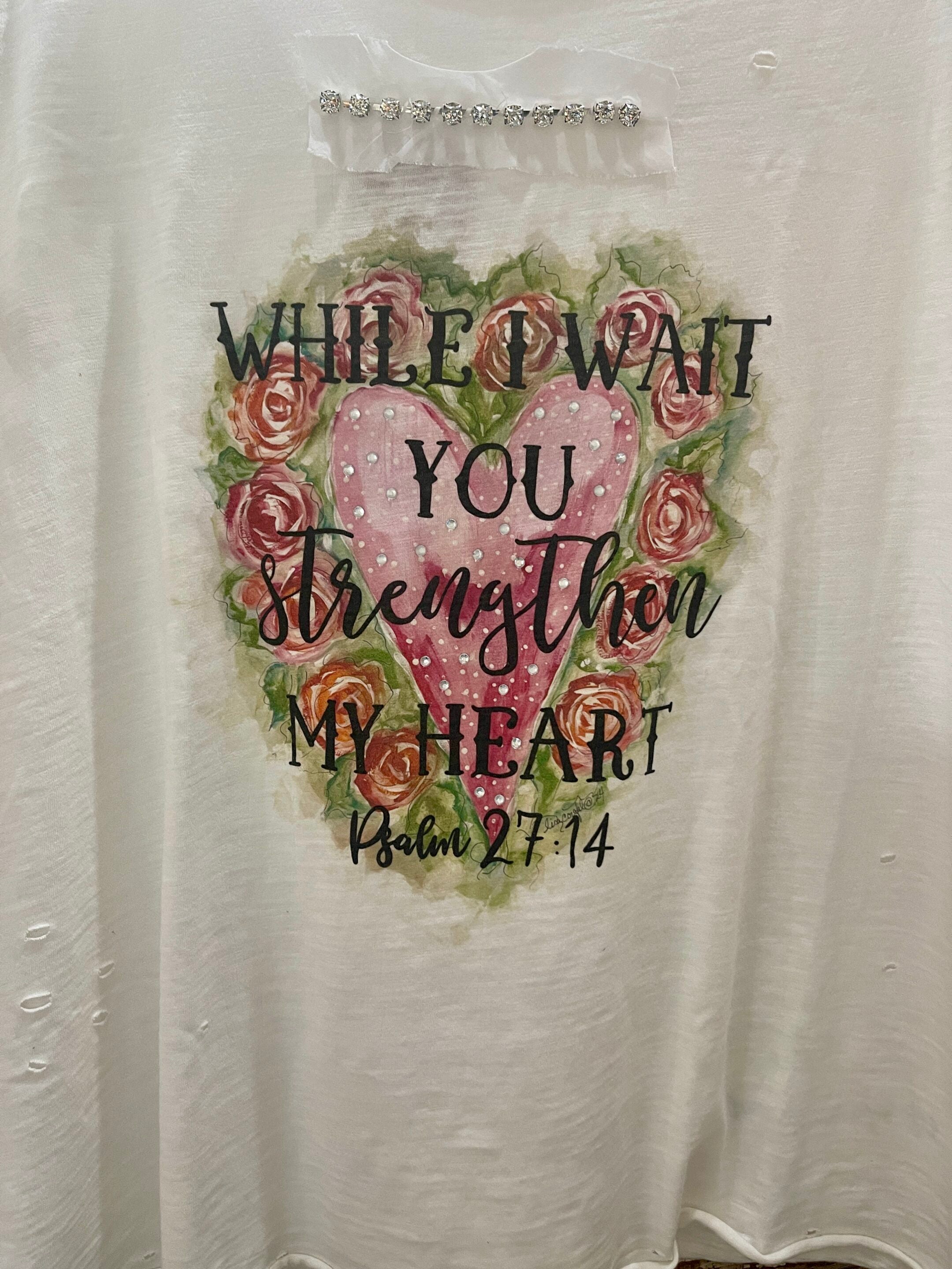 Strengthen My Heart Tattered Shirt Bundle image 3