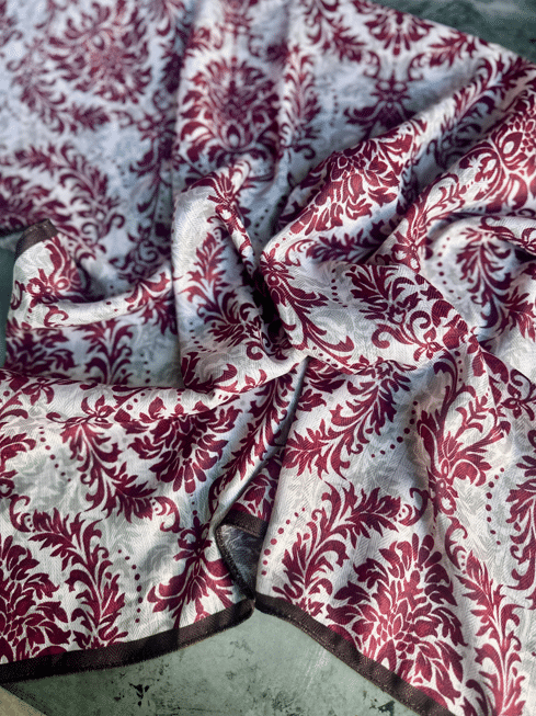 Cranberry Paisley Wild Rag image 2
